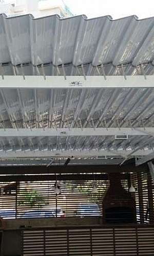 Cobertura abre e fecha de alumínio Cobertura abre e fecha de alumínio