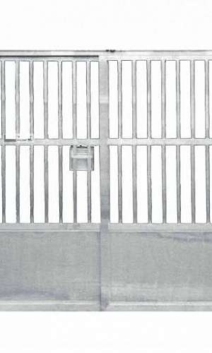 Portão de correr de alumínio Portão de correr de alumínio